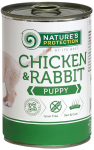Nature's Protection Puppy c курицей и кроликом, 400 гр