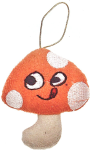 Игрушка для кошек COMFY NIPPY Гриб с кошачьей мятой, 8 см