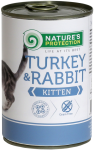 Nature's Protection Kitten (индейка с кроликом), 400 гр