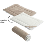 Плюшевая лежанка для собак Lounge Pod Mat Stone/Cream S