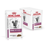 Royal Canin RENAL FELINE BEEF Cat  (соус), 85 гр