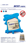Когтеточка  в пластиковой рамке с вкладышем из гофрокартона Georplast Mickey Scratch