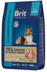 Brit Premium Sensitive All Breed Dog (ягненок и индейка), 8  кг