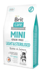 Brit Care Mini GF Light & Sterilised (Кролик и лосось), 400 гр