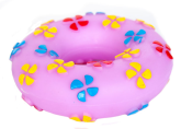 Игрушка Кольцо резиновое с пищалкой, 11 см