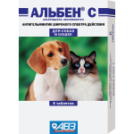 Альбен С антигельминтик, 6 таб