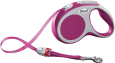 Рулетка Flexi Vario розовая L, лента 5 м