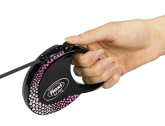 Рулетка Flexi Glam Композиция черная S, лента 3 м