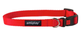 Oшейник Amiplay Basic с блокировкой красный M