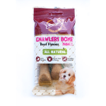 Лакомство Gnawlers Bone Beef для очистки зубов (говядина),11 см