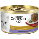 Gourmet Gold с ягненком и зеленой фасолью, 85 гр