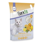 Наполнитель силикагелевый впитывающий SANICAT Diamonds Citric, 5 л