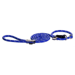 Поводок-полуудавка Rogz Rope голубой L, 180 см