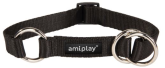 Ошейник-полуудавка Amiplay Basic черный М