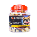 Лакомство для собак For Friends Утиные ножки с кальцием , 500 гр