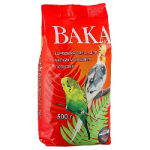 Вака, корм для мелких и средних попугаев, 500 г