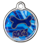 Кулон-адресник Rogz ID Tag  Navy Zen, 2 см