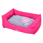 Rogz Spice Podz Pink Paw Лежанка с бортами розовая, S