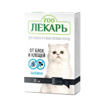 ZOOЛЕКАРЬ Ошейник для кошек и мелких собак, 35 см