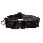Ошейник для собак Rogz Big Foot Black 40mm