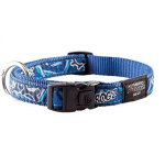 Ошейник для собак Rogz Beach Bum Halsband Navy Zen 20mm