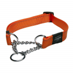 Ошейник-полуудавка Rogz Lumberjack Obedience Оранжевый XL
