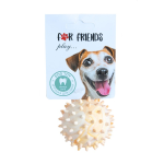 For Friends Игрушка резиновая Мяч с шипами для собак, 6,5 см