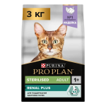 Pro Plan Sterilised 1+ (Индейка), 3 кг