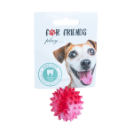 For Friends Игрушка резиновая Мяч с шипами для собак, 4,5 см