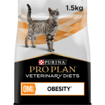 Pro Plan Veterinary diets OM St/Ox Obesity Management сухой корм для кошек при ожирении,1,5 кг