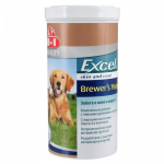 Пивные дрожжи для собак и кошек 8in1 Excel Brewer's Yeast, 1430 таб
