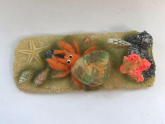 Грот для аквариума Крабик с ракушками, 8,3 см