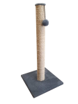 Cat House Когтеточка столбик серая (сизаль), 90 см