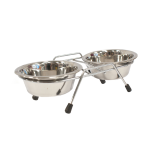 Подставка напольная For Friends с металлическими мисками 2,75л