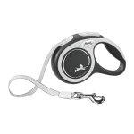 Рулетка Flexi New Comfort черная  XS, лента 3 м