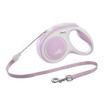Рулетка Flexi New Comfort пудрово-розовая M, трос 5 м