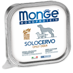 Monge Dog Solo Adult Deer (паштет, оленина), 150 гр