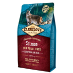 Carnilove Adult Cats Sensitive & Long Hair (лосось), 2 кг