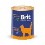 Brit Premium BEEF AND LIVER MEDLEY (мясное ассорти с печенью), 340 гр