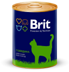 Brit Premium Cat Beef (говядина), 340 гр