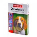 Beaphar Ошейник от блох и клещей для собак черный