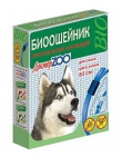 ДокторZOO БИОошейник для собак от блох и клещей синий, 65 см