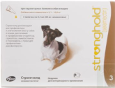 Zoetis Стронгхолд 12% для собак весом 5,1 - 10,0 кг (1 пипетка - 0,5 мл/60 мг)