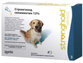 Zoetis Стронгхолд 12% для собак весом 20,1 - 40,0 кг (3 пипетки по 2 мл/240 мг)