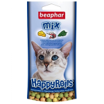 Лакомство Beaphar Happy Rolls Mix (со вкусом креветки,сыр, мята), 80 шт