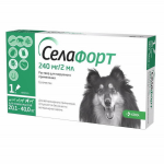 Селафорт для собак 20,1-40 кг, пипетка 2 мл 240 мг