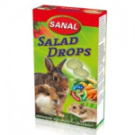 Лакомство для грызунов Sanal. Салатные дропсы, 45 гр