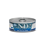 N&D Grain Free Ocean Cat Tuna, Cod & Shrimp (тунец, треска, креветки), 70 гр