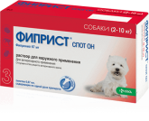 Фиприст спот он для собак 2-10 кг, 67 мг/0,67 см3