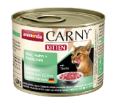 Animonda Carny Kitten говядина, курица, кролик 200 гр